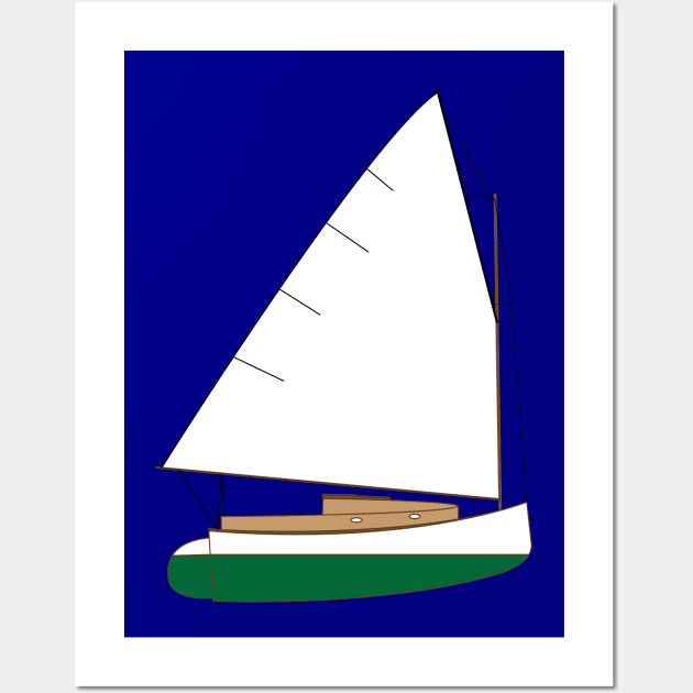 Cape Cod Catboat Wall Art by CHBB